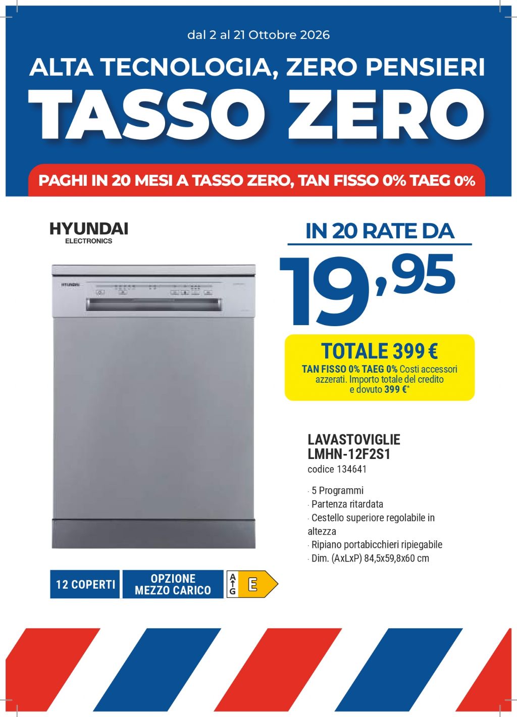 LAVASTOVIGLIE HYUNDAI LMHN-12F2S1 13 COP.